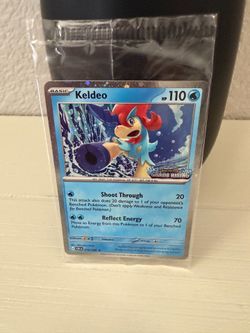 Pokemon TCG Keldeo Sealed Stamped Promo Card Chaos Rising
