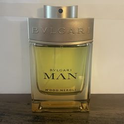 BVLGARI Man Wood Neroli Cologne 3.4o, 98% Full, MSRP $145