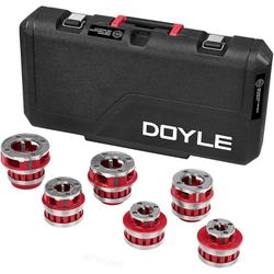Doyle Premium Pipe Threading Die Head Kit, 6-Piece