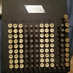 Vintage Comptometer A mechanical calculator Made In 1900's 