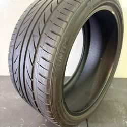 V697  275 35 20 102W   Delinte Thunder D7  One Used Tire 80% Life 