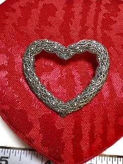 Sterling Thailand Marcasite Brooch