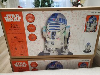 Star Wars 3.5ft Animated LED R2D2 Animatronic Home Depot