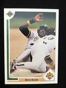 Barry Bonds 1991 Upper Deck Baseball Card 154
