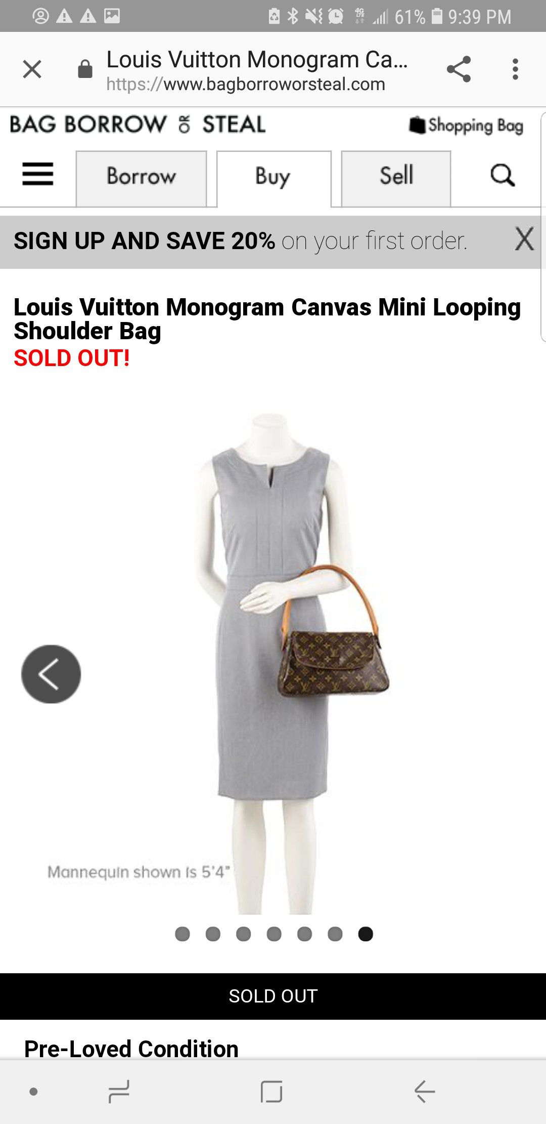 Louis Vuitton looping bag for Sale in Mesquite, TX - OfferUp