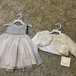 Fancy Baby Dress 9-10m 
