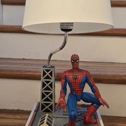 2007 Marvel Spiderman Animated Lamp