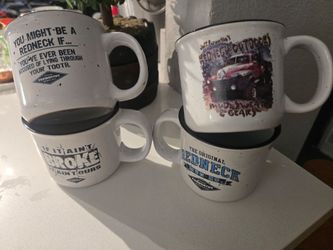 Jeff Foxworthy Redneck Coffee Mugs Set of 4