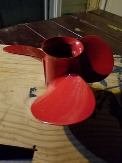 20-30hp yamaha red aluminum propeller