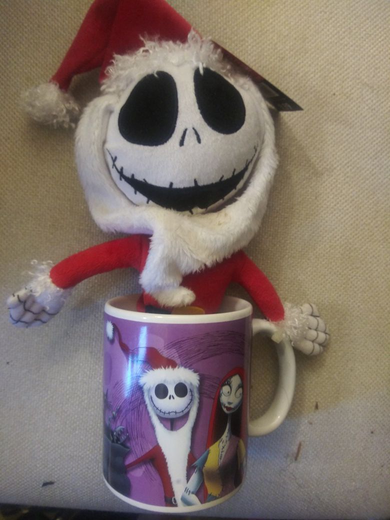 Nightmare before Christmas plush mug