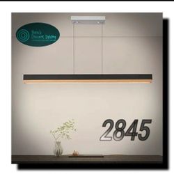 Ecoillumix 43.3in Wood Linear Pendant Light