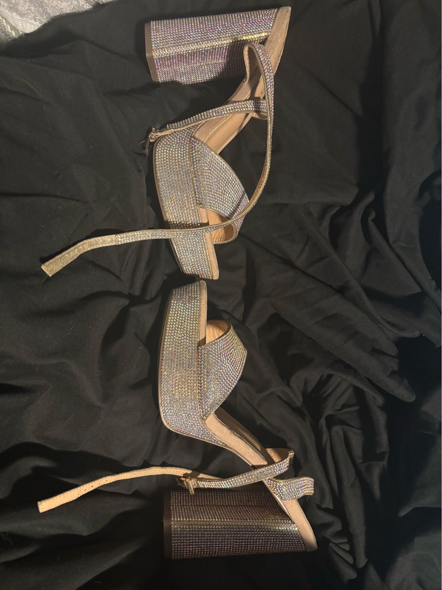 Liliana pump heels pink/silver size 8 1/2