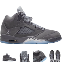 Wolf grey Jordan 5s