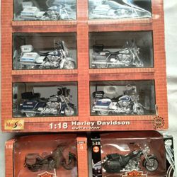 Vintage Harley Davidson Toy Motorcycle Bundle
