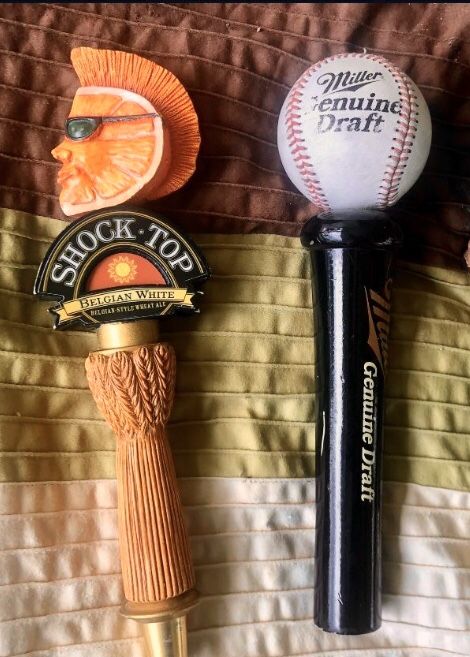 2 Beer Draft Tap Handles $10