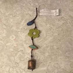 Collectsble Ben’s Bell Co Project Vibrant Ceramic Flower Mini Bell Wind Chime Ornament