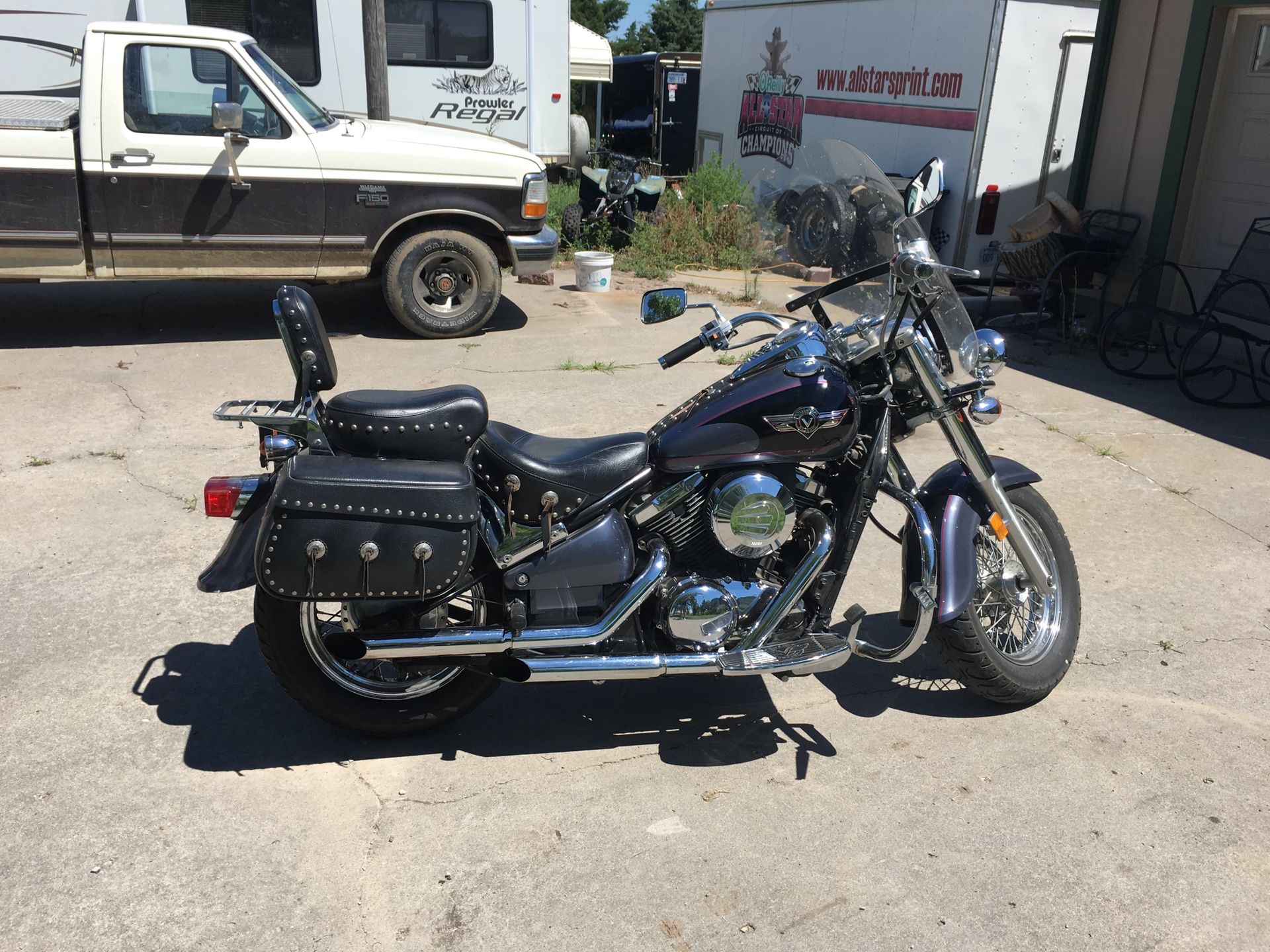 Photo Kawasaki Vulcan 800 with cobra kit and mustang seat