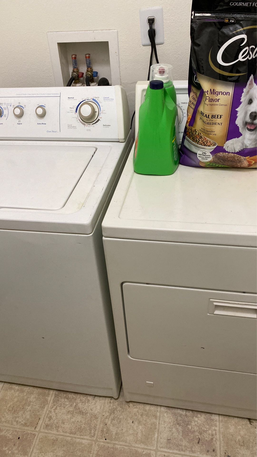 Whirlpool Washer and Kenmore Dryer/pick up ONLY