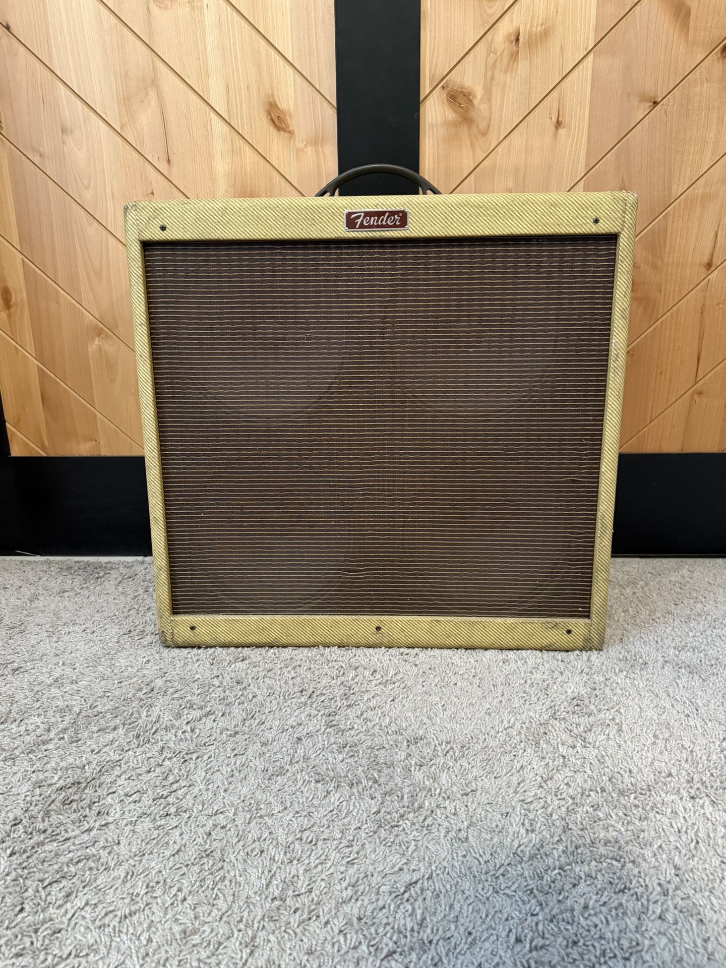 Used Fender Blues Deville 60W 4x10 Tweed Tube Guitar Combo Amp