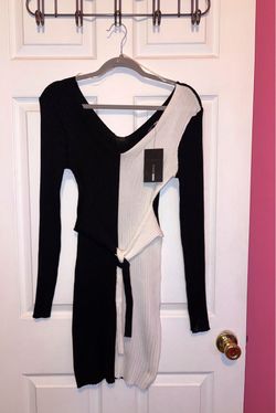 Fashion Nova NWT Autumn Falls Mini Bodycon Sweater Dress Size XL