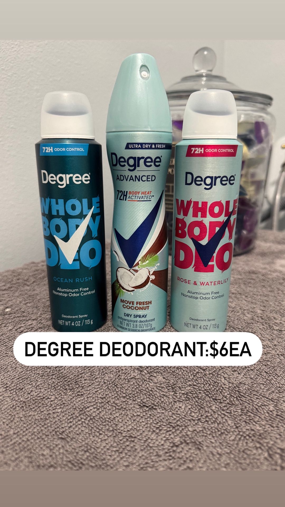 Degree Deodorants
