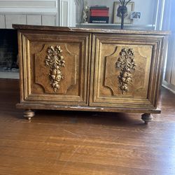 Vintage Storage Coffee Table 