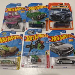 Lot Of Hot wheels And Matchbox 6 Total