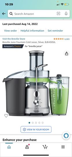 Breville Juicer With Pitcher