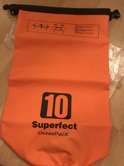 Waterproof and dry bag for fishing and camping