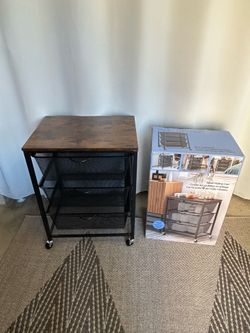 Edifice 3-tier Mesh Basket Cart