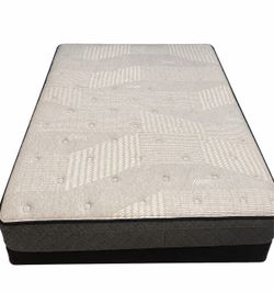 Colchón Sealy Queen + Base de Fierro