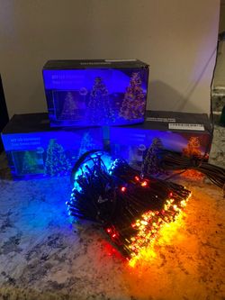 LED Christmas tree string lights, Christmas lights, Luces de Navidad