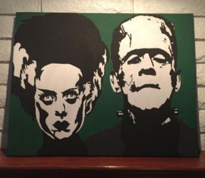 Frankenstein painting