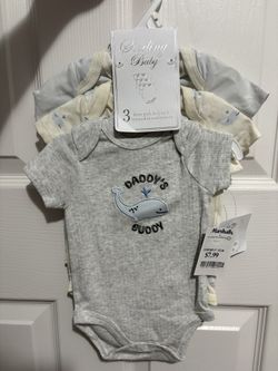 Baby Boy 3 Pack Body Suit Set
