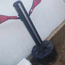 Plastic Fillable Water Or Sand Punch And Kicking Self Defense Silhouettes With Soft Easy Adjustable Pads