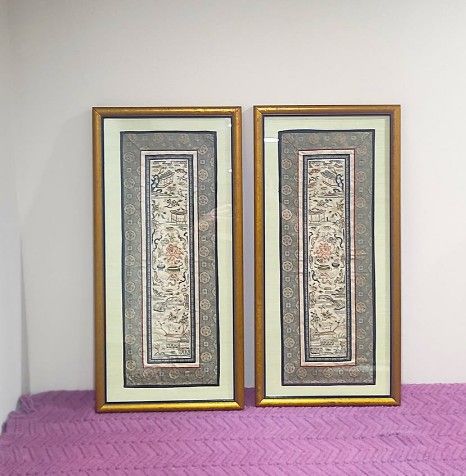 Framed Silk Embroidery
