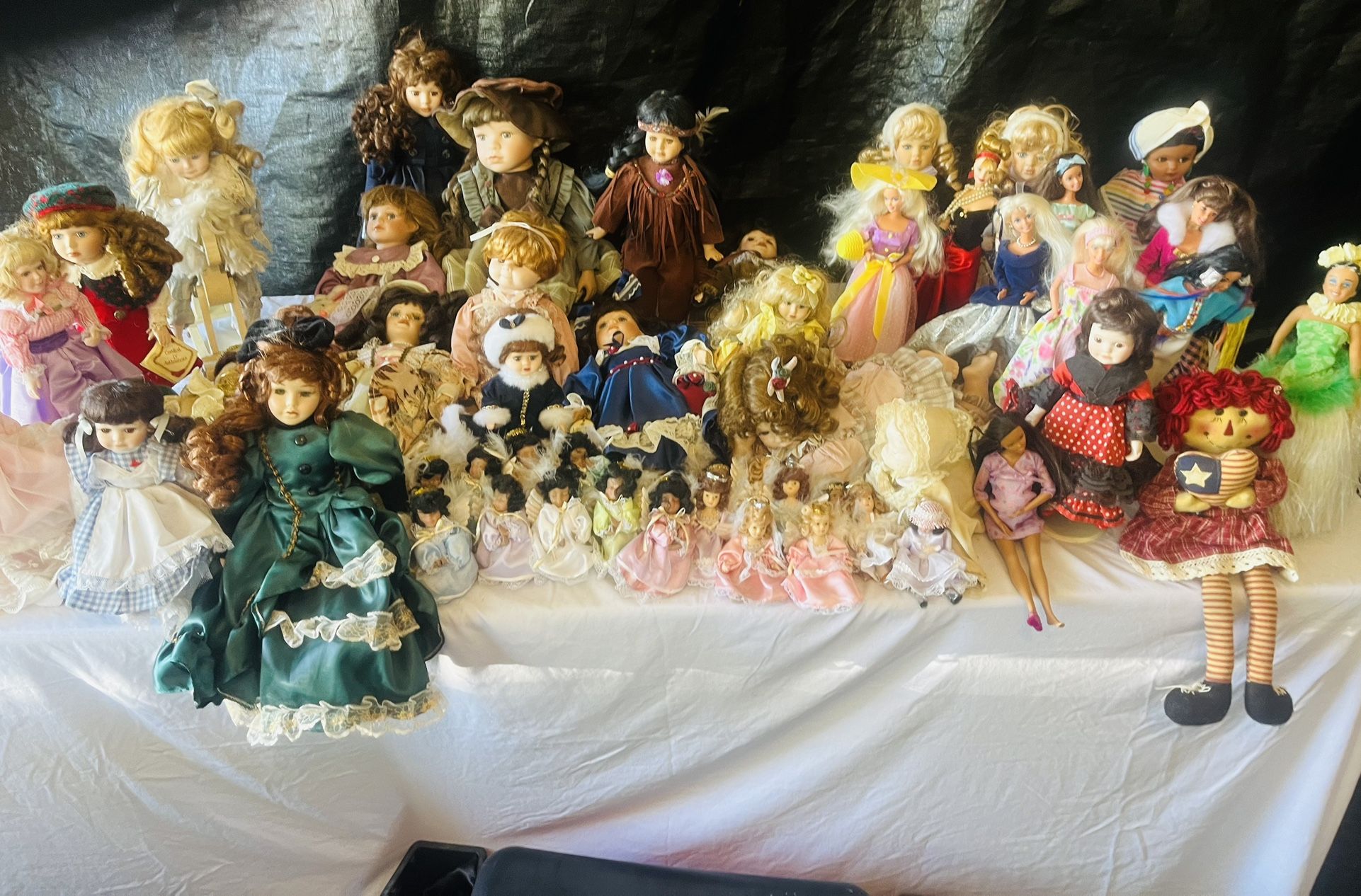Vintage And Modern Doll Collection