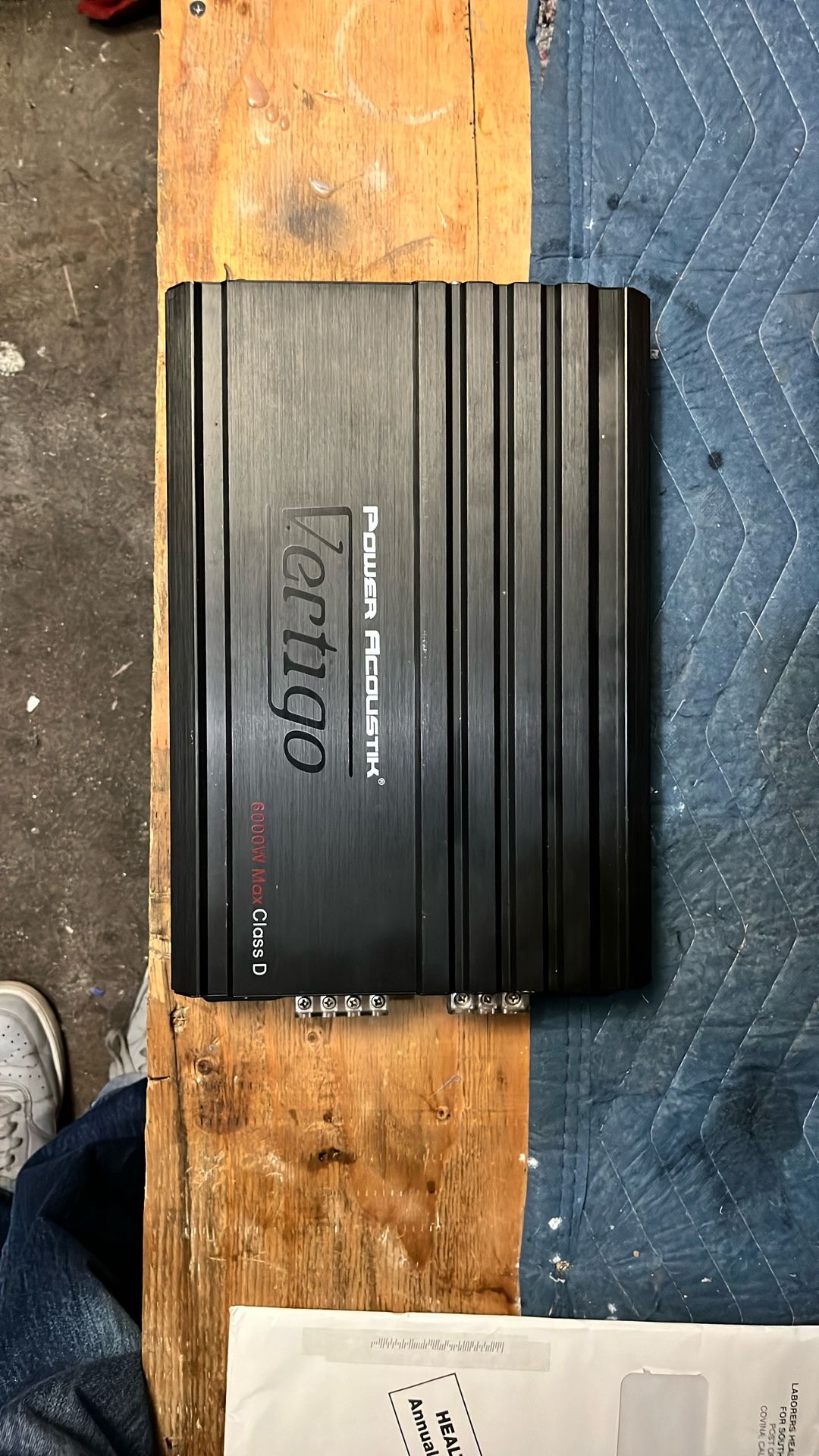 Power Acustik Vertigo Amp 6000watts Plus Sub Woofer
