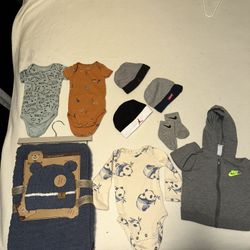 Bear paw Blanket And Hat set