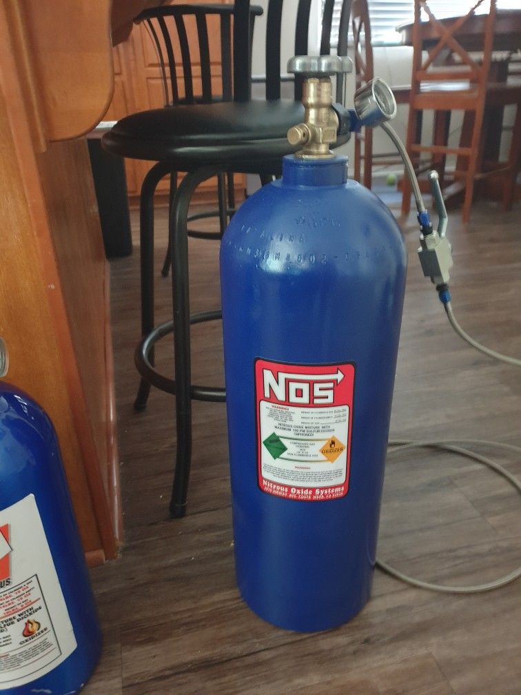 NOS 20 Lb Aluminum Nitrous Tank Mother Bottle (Always Keep Your Bottles Topped Off)
