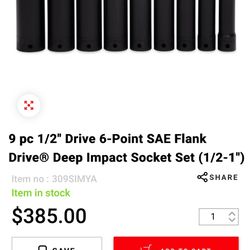 SnapOn Deep impact Docket Set