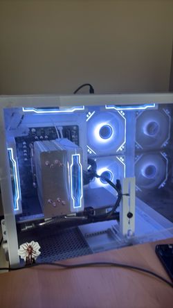 Custom Built Gaming PC White RGB