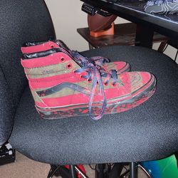 Nightmare On Elm Street Vans High Tops 