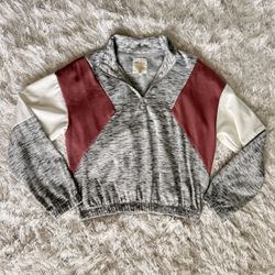 Women’s Cropped Quarter Zip Sweatshirt  