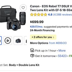 Canon Rebel EOS bundle