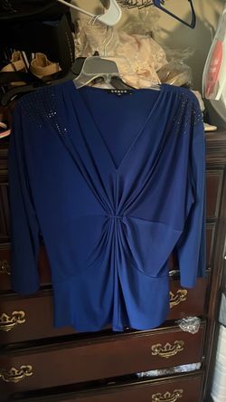 Woman’s Blouse Blue Medium