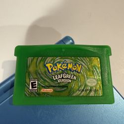 Gameboy Advance Pokemon Leafgreen Game