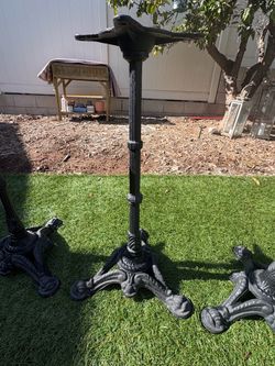 Cast Iron Ornate Pedestal Table Base Bistro Stand