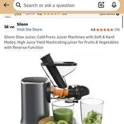 New in box Masticating Silonn Slow Juicer Cold Press 