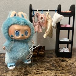 Mini Closet For Labubu Doll